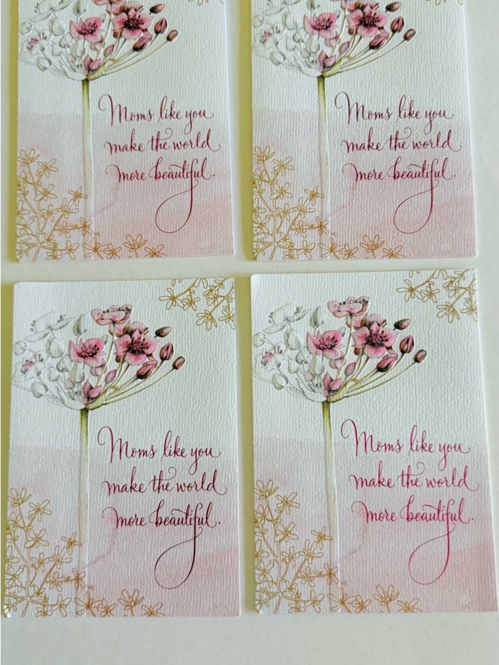 Pink Floral Mother’s Day Card. - Picture 4 of 5